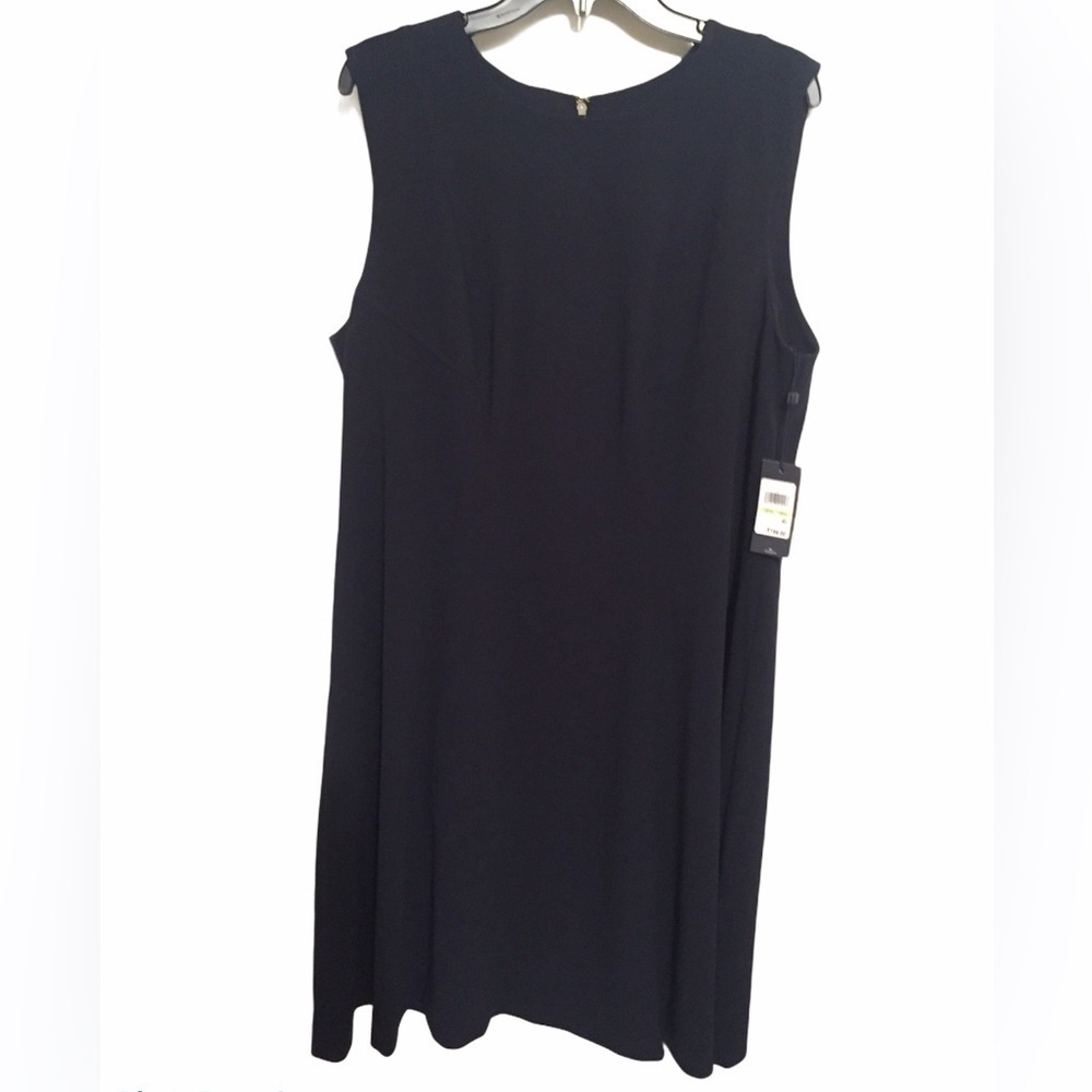 Tommy Hilfiger Navy Fit  & Flare Dress sz 16 W